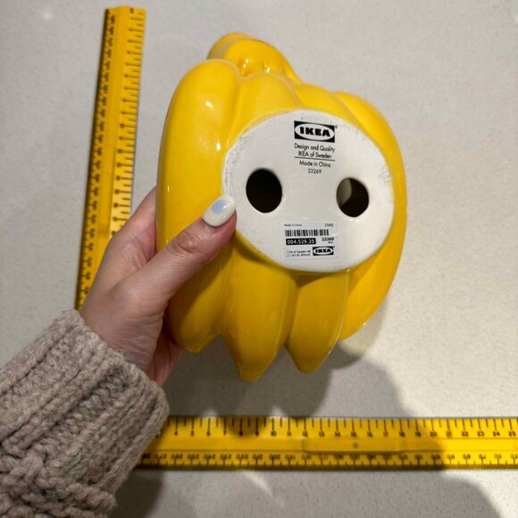 IKEA Kuperad Ceramic Banana Bunch Fruit Pottery RARE Collectible Discont… - Picture 4 of 11